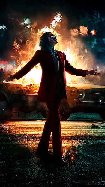 Joker, Joaquin Phoenix, Movie poster HD phone wallpaper
