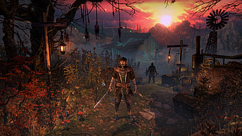 Grim Dawn, Main menu interface, Immersive gaming, Easy navigation HD wallpaper