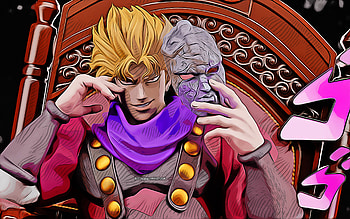 Dio Brando, , vector art, JoJos Bizarre, manga, Dio Burando, JoJos Bizarre characters, antagonist, Dio Brando JoJos Bizarre HD wallpaper