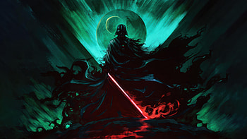 Star Wars Darth Vader with Red Lightsaber, Movie HD wallpaper
