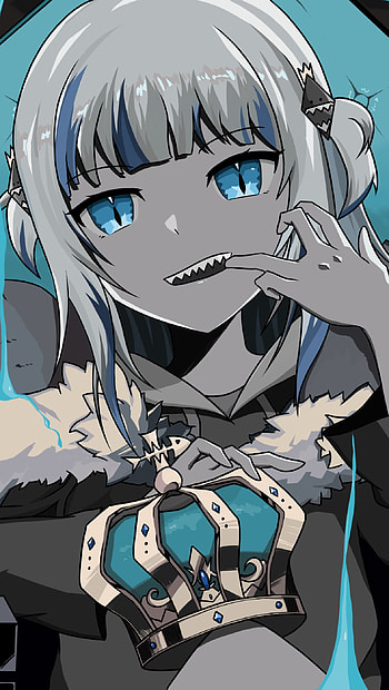 Gawr Gura, Gawr Gura, Anime, Virtual Youtuber HD phone wallpaper