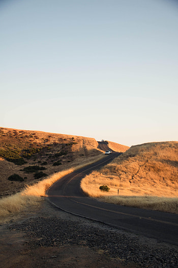 Auto, Nature, Road, Hill, Sinuous, Winding HD phone wallpaper