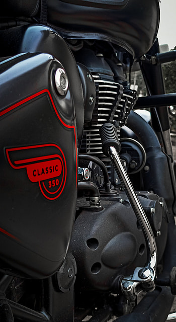 Royal Enfield, motorcycle, classic, carbon, classic350, royalenfield, bullet, 350, bike HD phone wallpaper