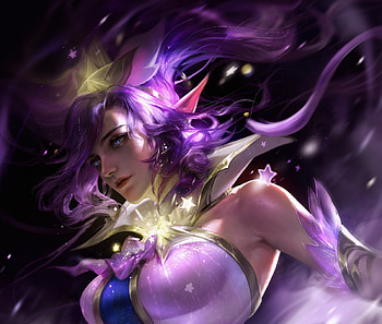 Fantasy girl, frumusete, girl, fantasy, xihua, purple, rishengrisheng HD wallpaper