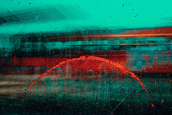 Abstract, Drops, Spray, Blur, Smooth, Paint, Glass HD wallpaper