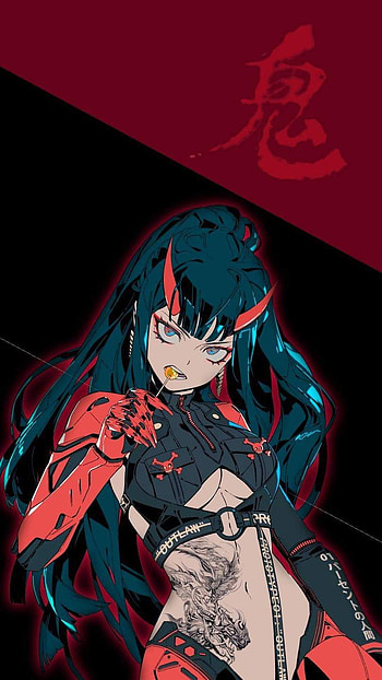 cyberpunk, anime HD phone wallpaper