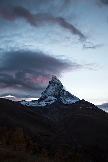 Nature, Clouds, Mountain, Vertex, Top, Switzerland HD phone wallpaper