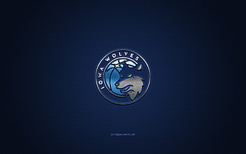 Iowa Wolves, American basketball club, blue logo, blue carbon fiber background, NBA G League, basketball, Iowa, USA, Iowa Wolves logo HD wallpaper