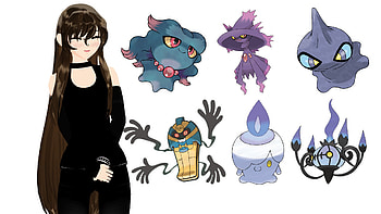 ... Pokemon SMD Model Pack 6 Ghost types by 2234083174 HD wallpaper