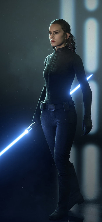 Rey Dark outfit, Rey (Star Wars), video game HD phone wallpaper