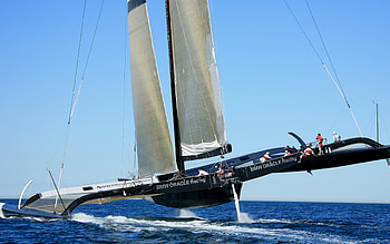 BMW Oracle Racing, Yacht Racing HD wallpaper