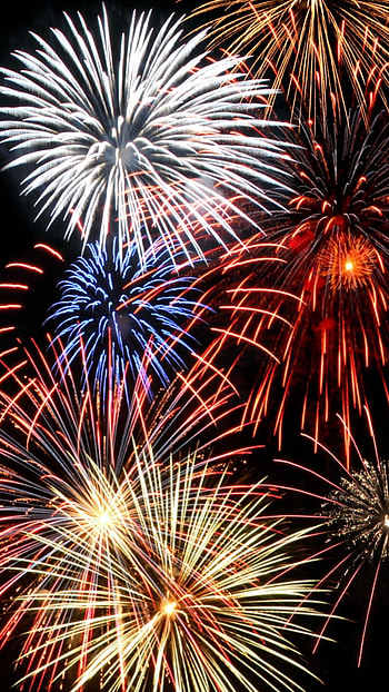 Firework, Colourfull Firework HD phone wallpaper