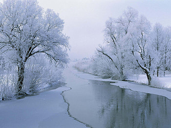 Landscape, Winter, Snow HD wallpaper