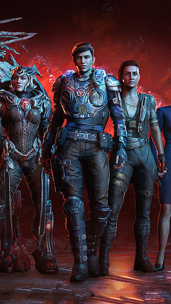 Gears of War 5, Stunning visuals, Intense multiplayer, Epic battles HD phone wallpaper