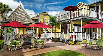 Escape to waterfront tranquility, Rated top hotel, St. Augustine, Florida getaway HD wallpaper