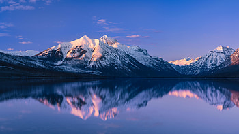 McDonald Lake Glacier National Park HD wallpaper