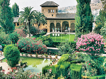 Alhambra Palace, Spanish inspiration, , Spectacular views HD wallpaper