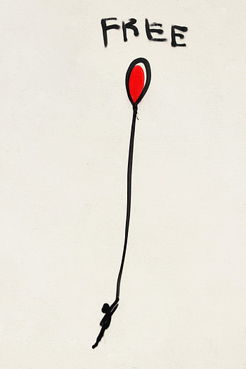 Words, Balloon, Girl, Inscription, dom HD phone wallpaper