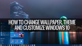 How to Change , Themes, Lockscreen and Start in Windows 10 | Techniqued - YouTube HD wallpaper