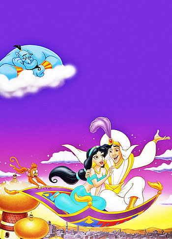 Walt Disney posters, Aladdin characters, Disney fanpop HD phone wallpaper