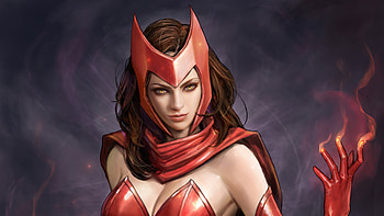 Scarlet Is Wanda, wanda-vision, scarlet-witch, tv-shows, artstation HD wallpaper