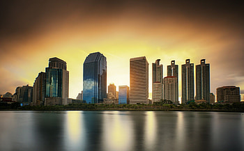 Downtown, Bangkok HD wallpaper