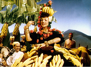 THE LADY WITH THE BANANAS CARMEN MIRANDA, actress, miranda, carmen, bananas HD wallpaper