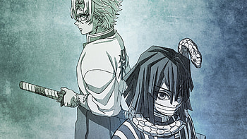 Demon Slayer : Sanemi & Obanai Epic Anime, Anime, Demon Slayer: Kimetsu no Yaiba, Sanemi Shinazugawa, Obanai Iguro HD wallpaper
