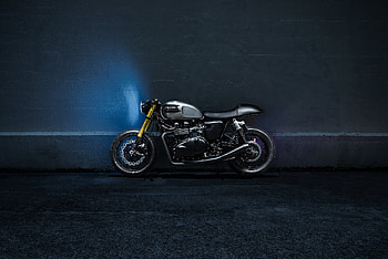 Triumph Bonneville, Motorcycles, Wall, Motorcycle HD wallpaper