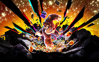 Donkey Kong Bananza Key Art HD wallpaper
