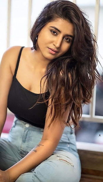 Varsha, telugu actress, cleavage HD phone wallpaper