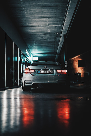 Cars, Car, Machine, Neon, Back View, Rear View, Suite, Lux HD phone wallpaper
