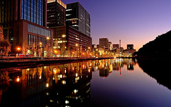 Japan, Cities, Night, City, Tokyo HD wallpaper