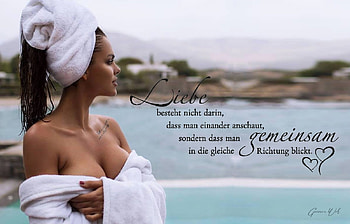 Love, quote, women, bathrobe HD wallpaper