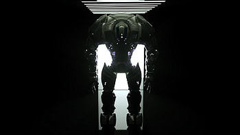 Art, Glow, Robot, Technologies, Technology, Cyborg HD wallpaper