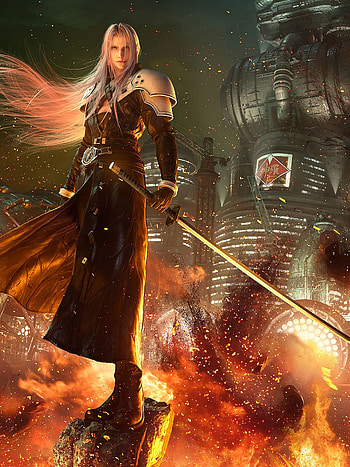 Final Fantasy series, Popular male characters, Dunia Games list, Gaming legends HD phone wallpaper