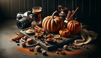 Autumn Aesthetics: Pumpkins and Cinnamon, pumpkin spice, pumpkin, spices, Autumn, graphy HD wallpaper