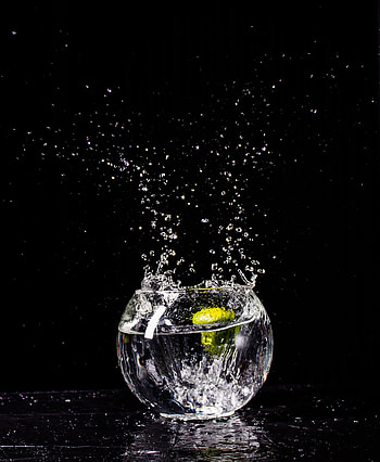 Water, Drops, Splash, Glass HD phone wallpaper