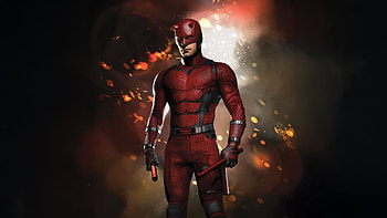A Dynamic Daredevil, daredevil-born-again, marvel, daredevil, tv-shows, superheroes, artwork, art, digital-art HD wallpaper