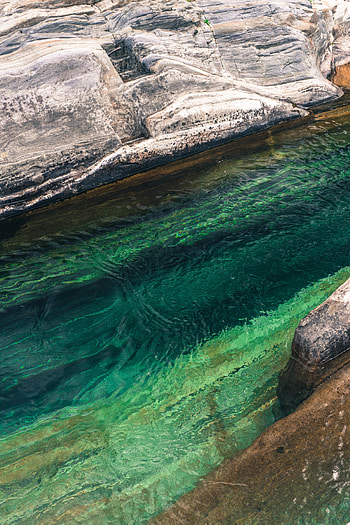 Nature, Water, Stones, Waves, Glare HD phone wallpaper