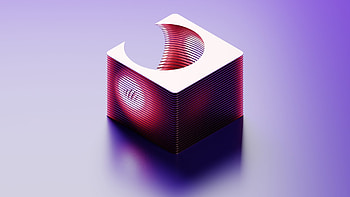 Hallow cube, abstraction HD wallpaper