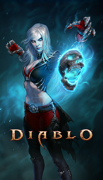 Rise of the Necromancer, Diablo HD phone wallpaper