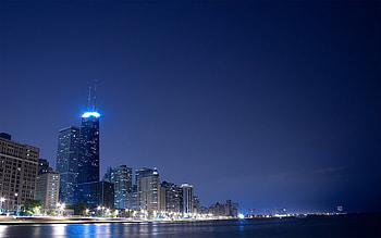 Landscape, Cities, Night HD wallpaper