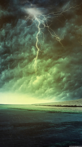 dark light sea clouds sky storm 6 HD phone wallpaper