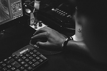 Hand, Bw, Chb, Technologies, Technology, Computer, Keyboard, Monitor HD wallpaper