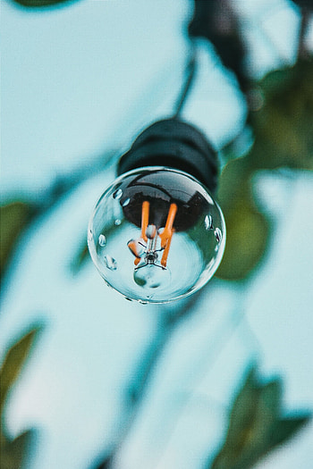 Macro, Blur, Smooth, Light Bulb, Electricity HD phone wallpaper