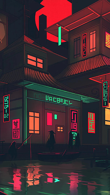 - Japanese style neon shallows, Japan HD phone wallpaper