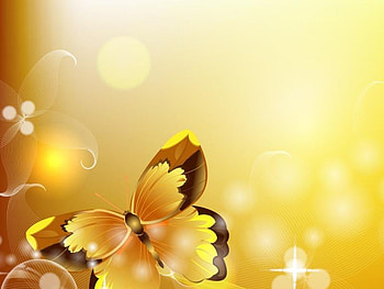 Butterfly, brown, abstract, yellow HD wallpaper