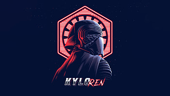 Kylo Ren The Ultimate, kylo-ren, movies, star-wars, artwork, art, digital-art, minimalism HD wallpaper
