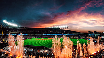 Kauffman Stadium, Kansas City HD wallpaper
